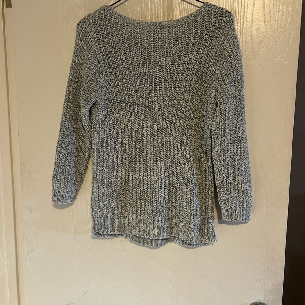Ralph Lauren Women's Textured Gray Sweater - Picture 2 of 5